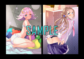 ・ソフマップ様　B2タペストリー＆クリアファイル　絵：クロサワテツ＆沖史慈宴