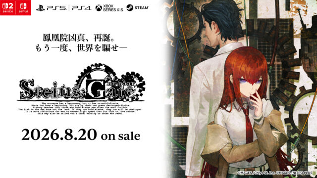 『STEINS;GATE RE:BOOT』6つのプラットフォームで2026年8月20日発売決定！